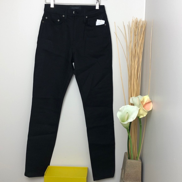 Equipment Black Rinse Skinny High Waisted Jeans Size 25 - Picture 3 of 7